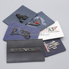 Custom Logo PU Leather Patches with Metal Tag