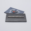 Custom Logo PU Leather Patches with Metal Tag