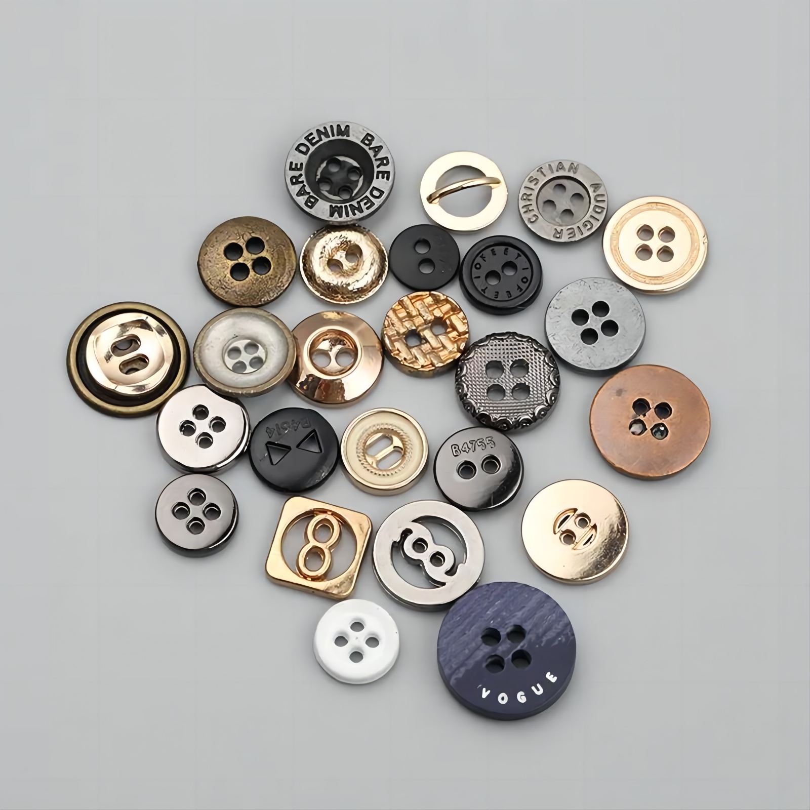 4-holes sewing buttons from D&Y Fashion