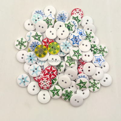 Custom Christmas Sewing Buttons from China manufacturer 