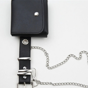 High Quality Waist Bag Belt Pu Leather Metal Buckle Belt