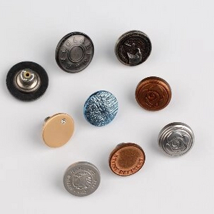 Factory Wholesale Custom Zinc Alloy Metal Denim Jeans Button And Rivets