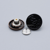 Button for Sewing Metal Jeans,17 mm 20 mm No-Sew Nailess Removable Metal Jeans Buttons Replacement 